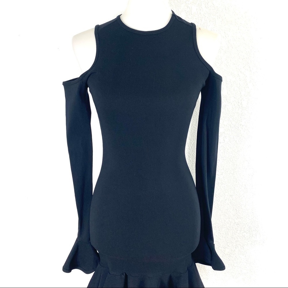 Michael Lo Sordo Legion Crew-Neck Frill Dress 10 — image 3 of 8